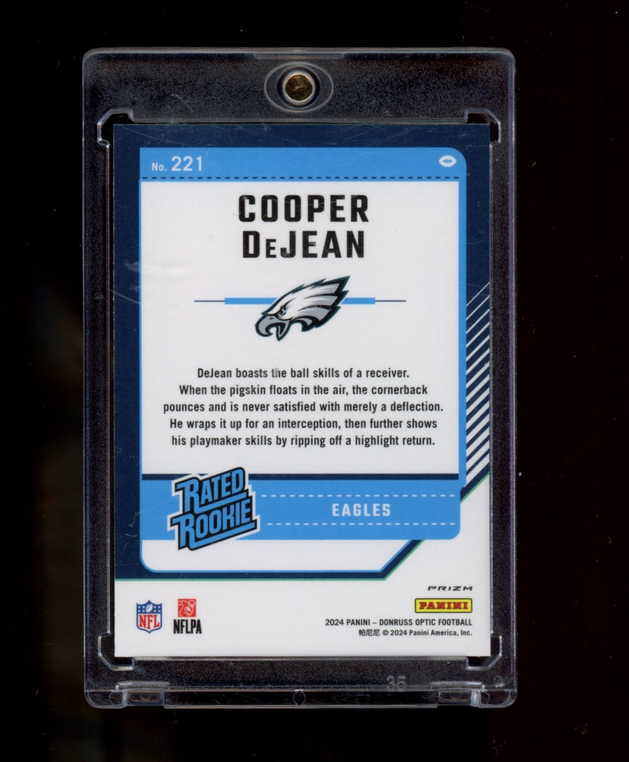 2024 Donruss Optic #221 Cooper DeJean Freedom