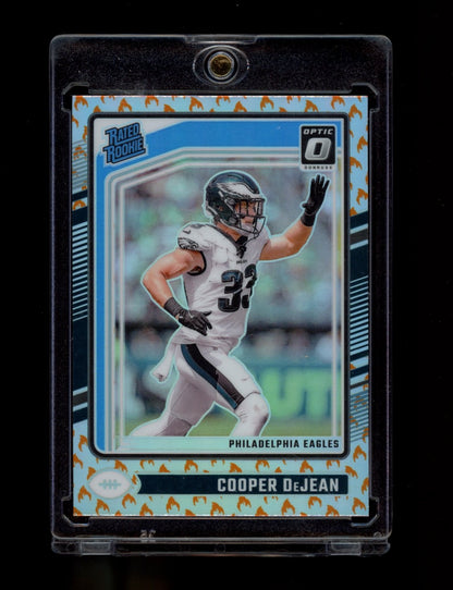 2024 Donruss Optic #221 Cooper DeJean Fire