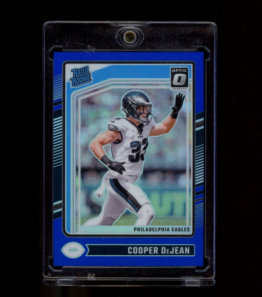 2024 Donruss Optic #221 Cooper DeJean Blue #/199