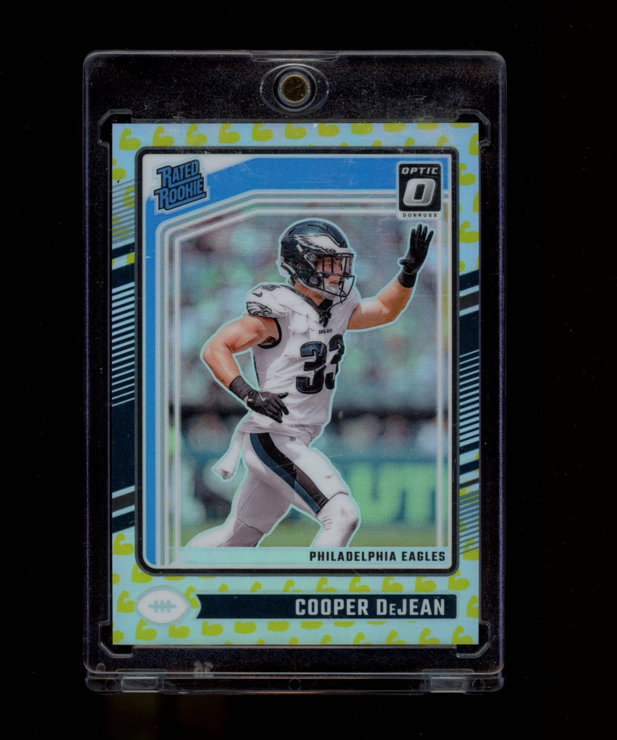 2024 Donruss Optic #221 Cooper DeJean Flex #/149