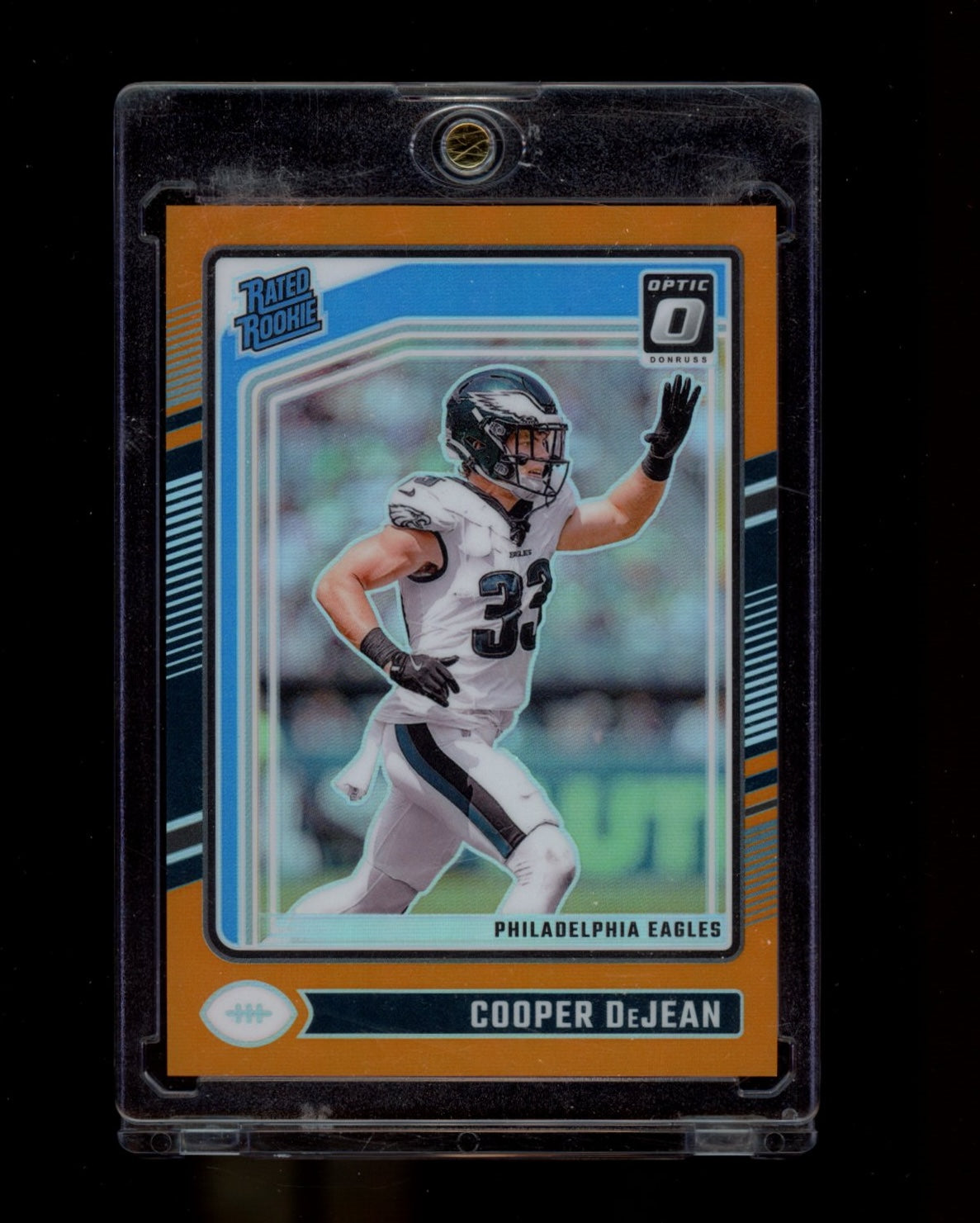 2024 Donruss Optic #221 Cooper DeJean Orange #/249