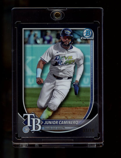 2025 Bowman Chrome #80 Junior Caminero Black #/10