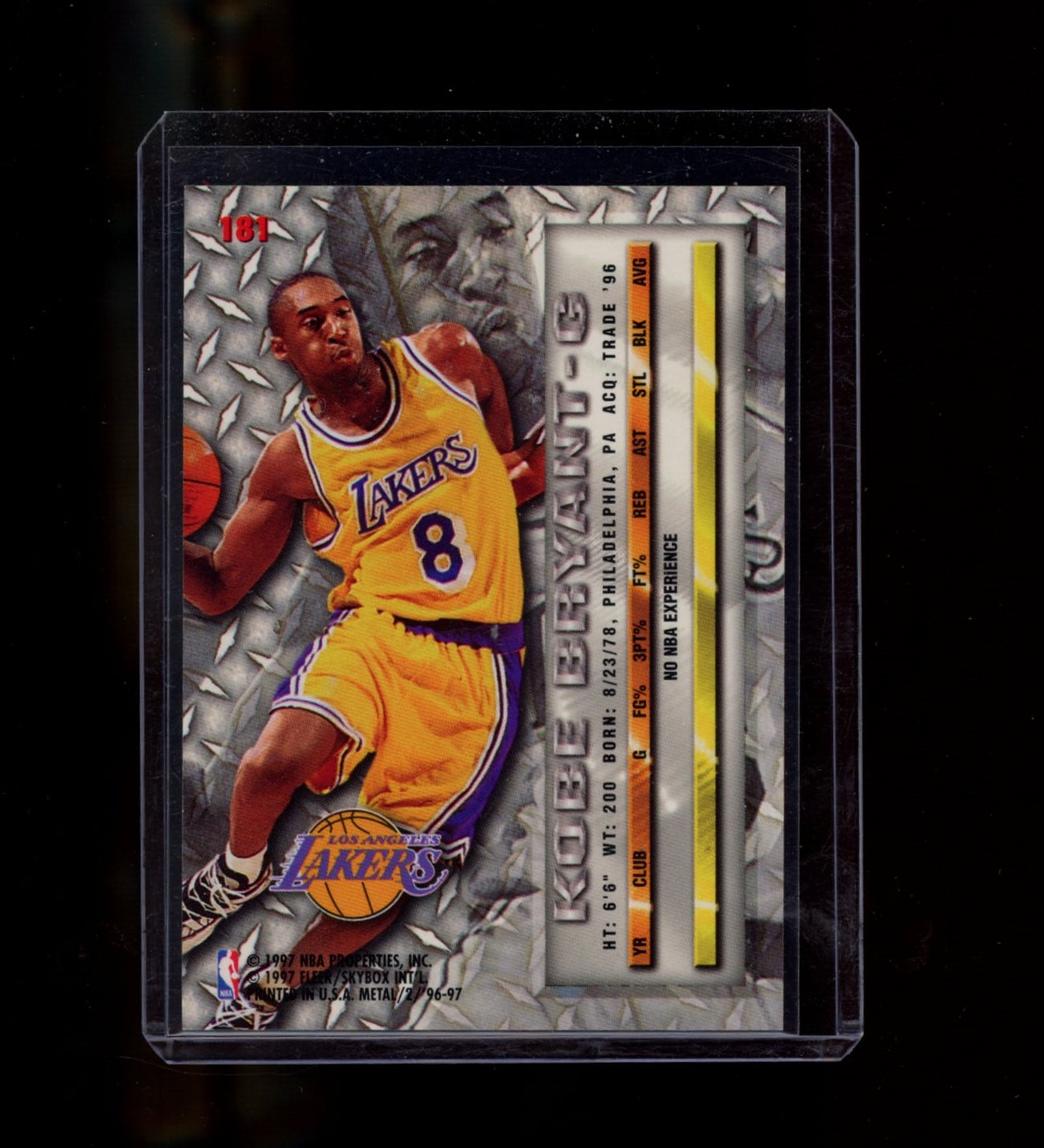1996-97 Metal #181 Kobe Bryant