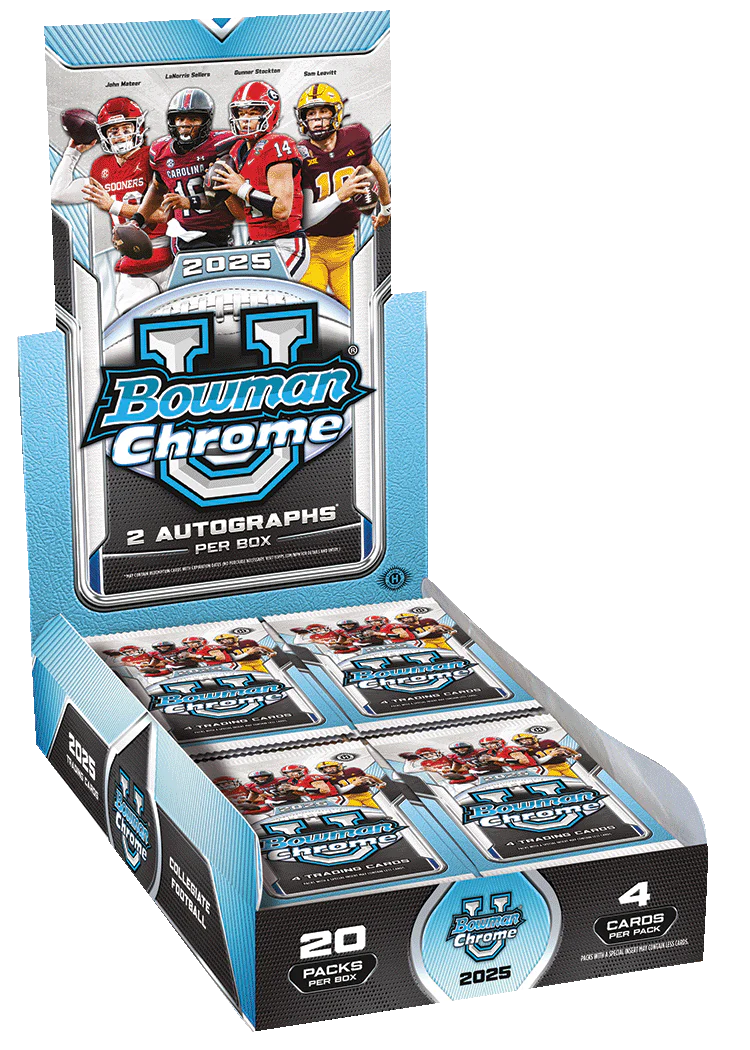 2025 Bowman University Chrome® Football - Hobby Box