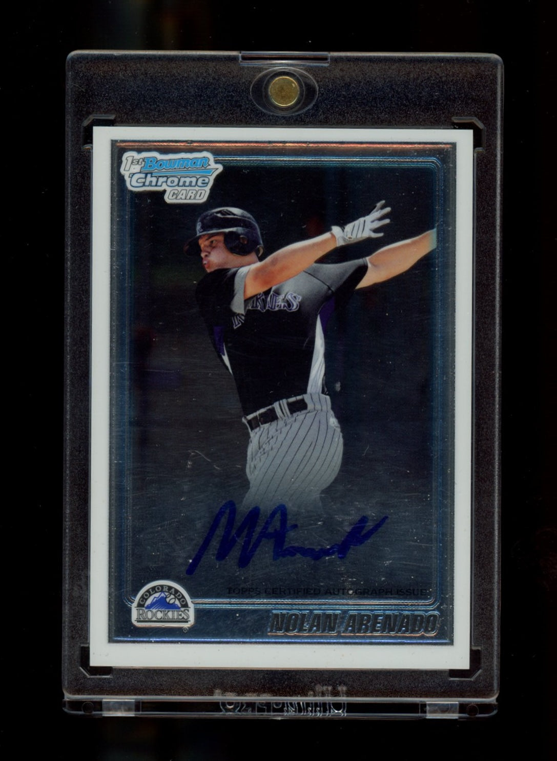 2010 Bowman #BCP91 Nolan Arenado Chrome Prospects Autographs