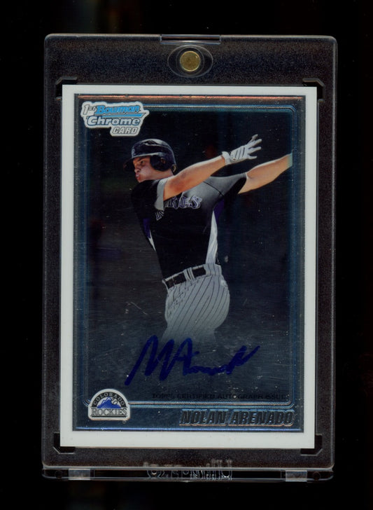 2010 Bowman #BCP91 Nolan Arenado Chrome Prospects Autographs