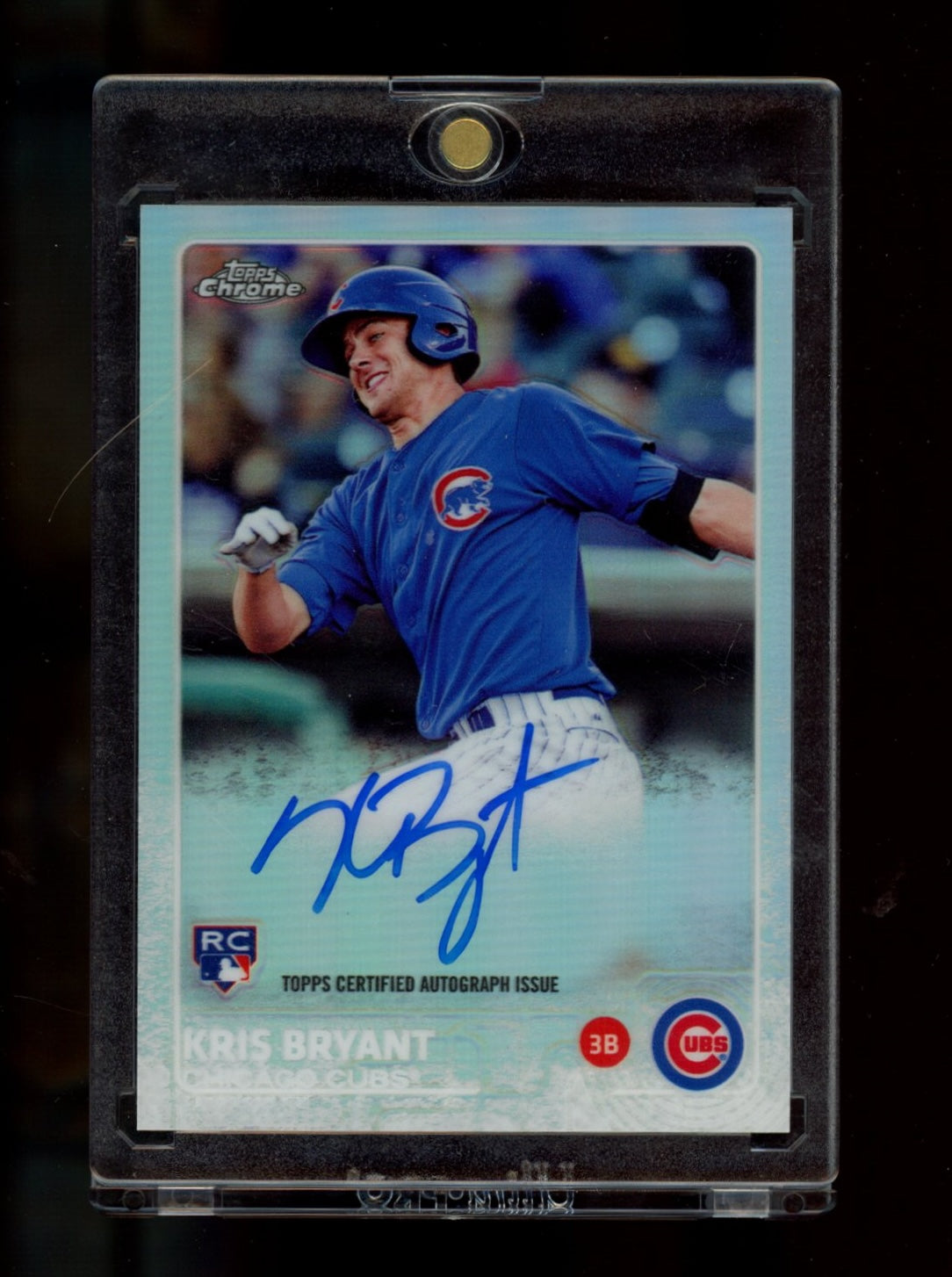 2015 Topps Chrome #AR-KB Kris Bryant Autographed Rookies Refractor #/499