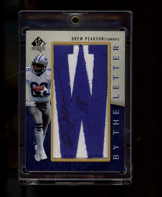 2007 SP Authentic #BTL-DP Drew Pearson By The Letter Autographs #/99