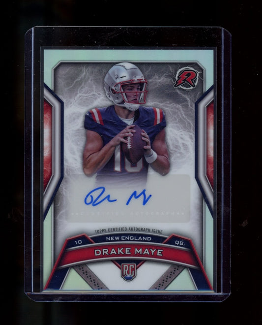 2024 Topps Resurgence #RRS-DM Drake Maye Resurgence Rookie Signatures