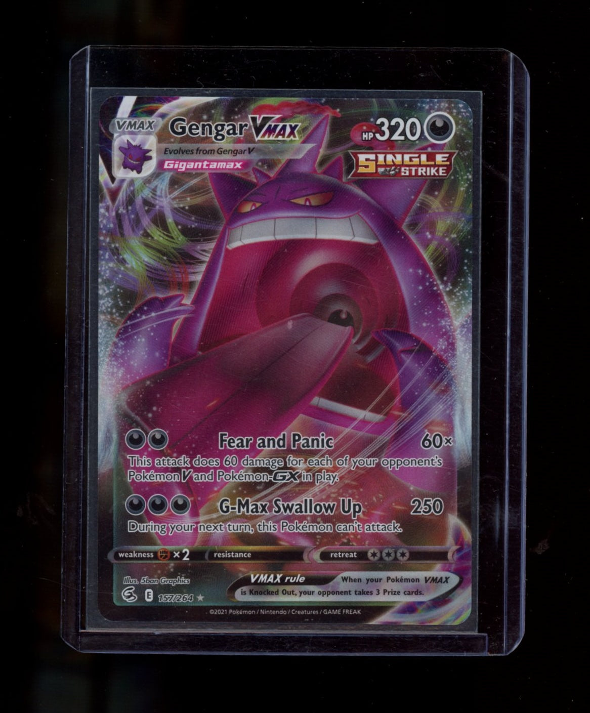 SWSH08: Fusion Strike #157/264 Gengar VMAX