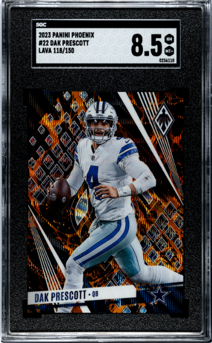 2023 Panini Phoenix #22 Dak Prescott Lava SGC 8.5