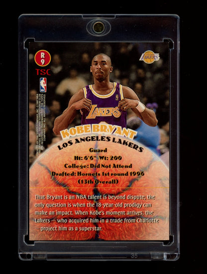 1996-97 Stadium Club #R9 Kobe Bryant Rookies (Series Two)