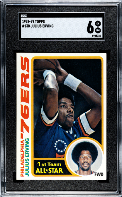 1978-79 Topps #130 Julius Erving SGC 6