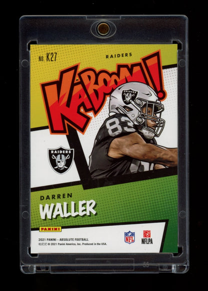 2021 Panini Absolute #K27 Darren Waller Kaboom