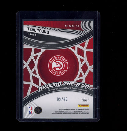 2024-25 Panini Revolution #ATR-TRA Trae Young Impact #/49