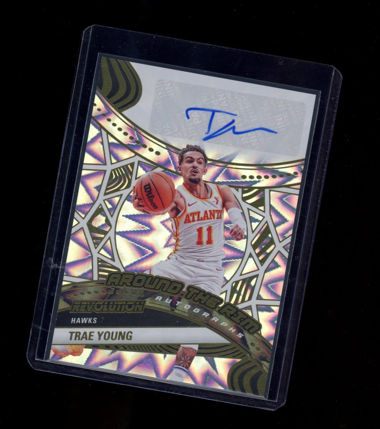 2024-25 Panini Revolution #ATR-TRA Trae Young Impact #/49