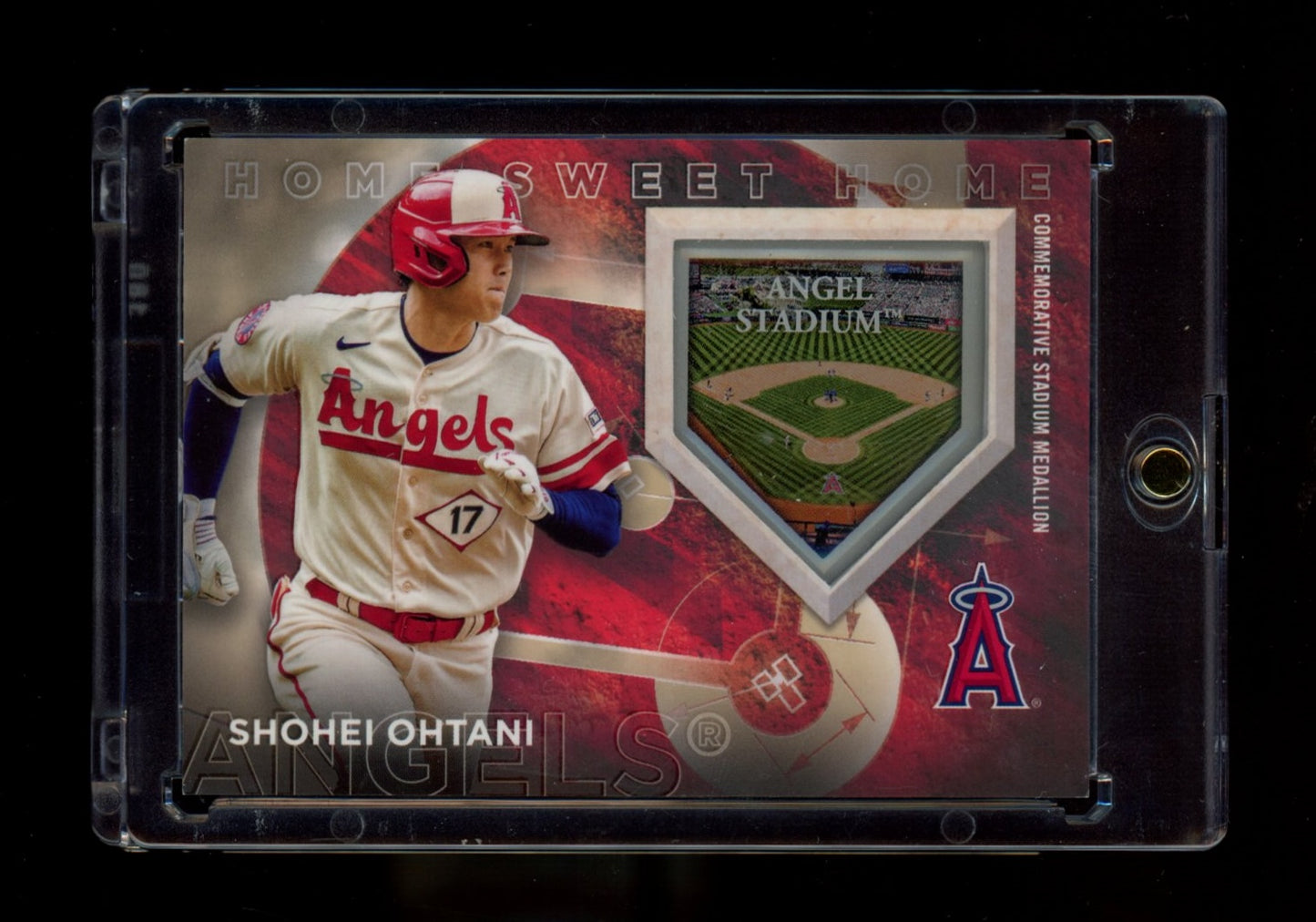2024 Topps #HSH-SO Shohei Ohtani Home Sweet Home Stadium Medallions Gold #/75