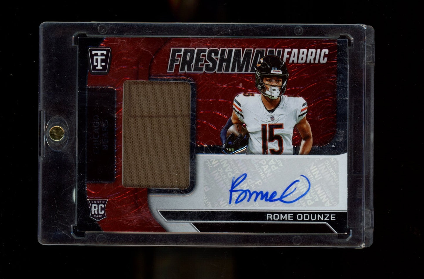 2024 Panini Totally Certified #FFSROE Rome Odunze RPA /100