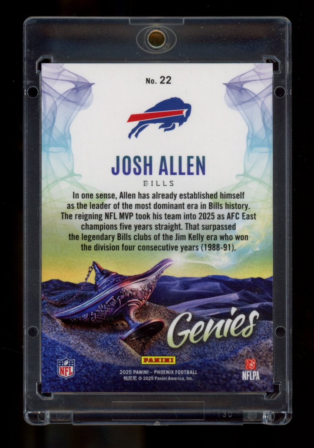 2025 Panini Phoenix #22 Josh Allen Genies