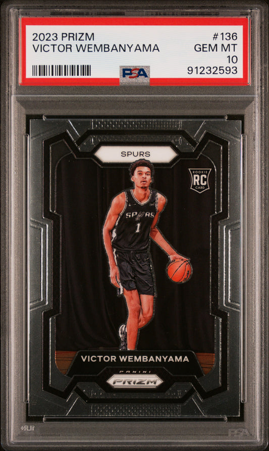 2023 Panini Prizm #136 Victor Wembanyama PSA 10