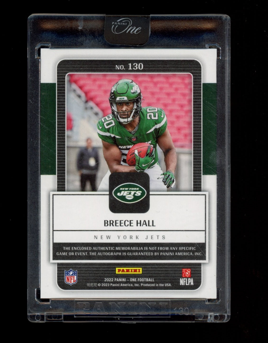2022 Panini One #130 Breece Hall #/99