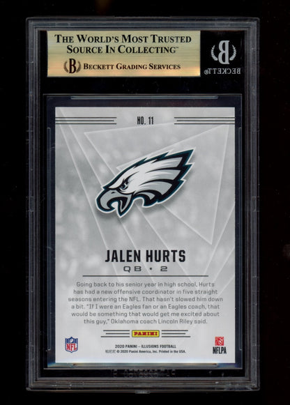 2020 Panini Illusions Retail #11 Jalen Hurts BGS 9.5