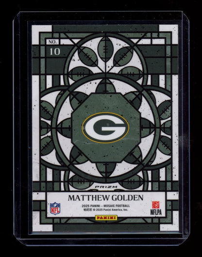2025 Panini Mosaic #10 Matthew Golden Stained Glass