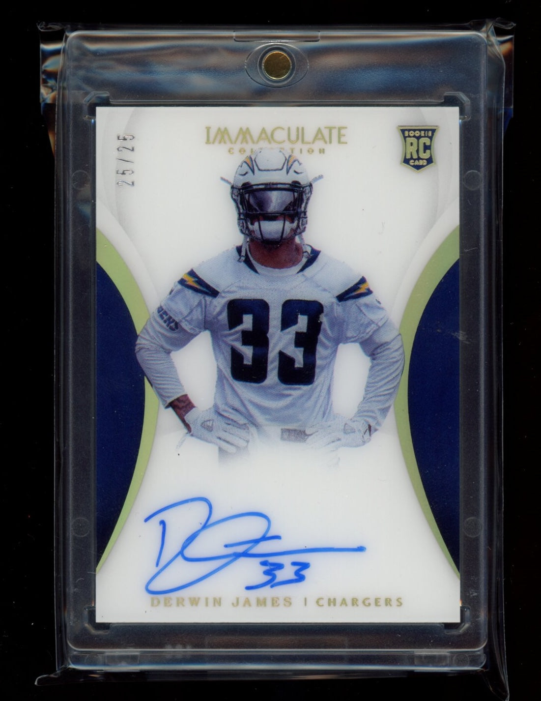 2018 Panini Immaculate Collection #162 Derwin James Gold #/25
