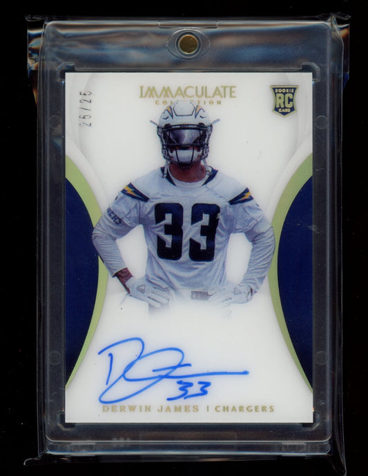 2018 Panini Immaculate Collection #162 Derwin James Gold #/25