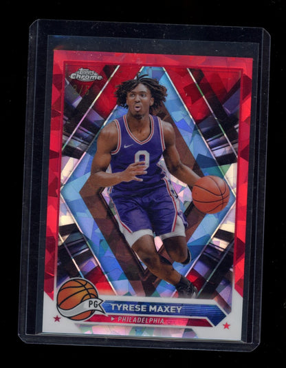2023-24 Topps Chrome Sapphire Edition #33 Tyrese Maxey