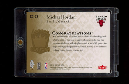 2007-08 Ultra #SC-22 Michael Jordan Season Crowns Memorabilia