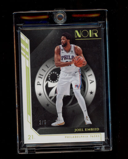 2022-23 Panini Noir #58 Joel Embiid Holo Gold #/5