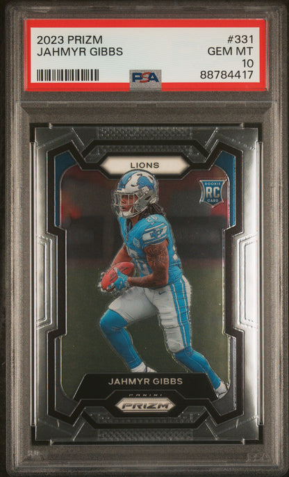 2023 Panini Prizm #331 Jahmyr Gibbs PSA 10