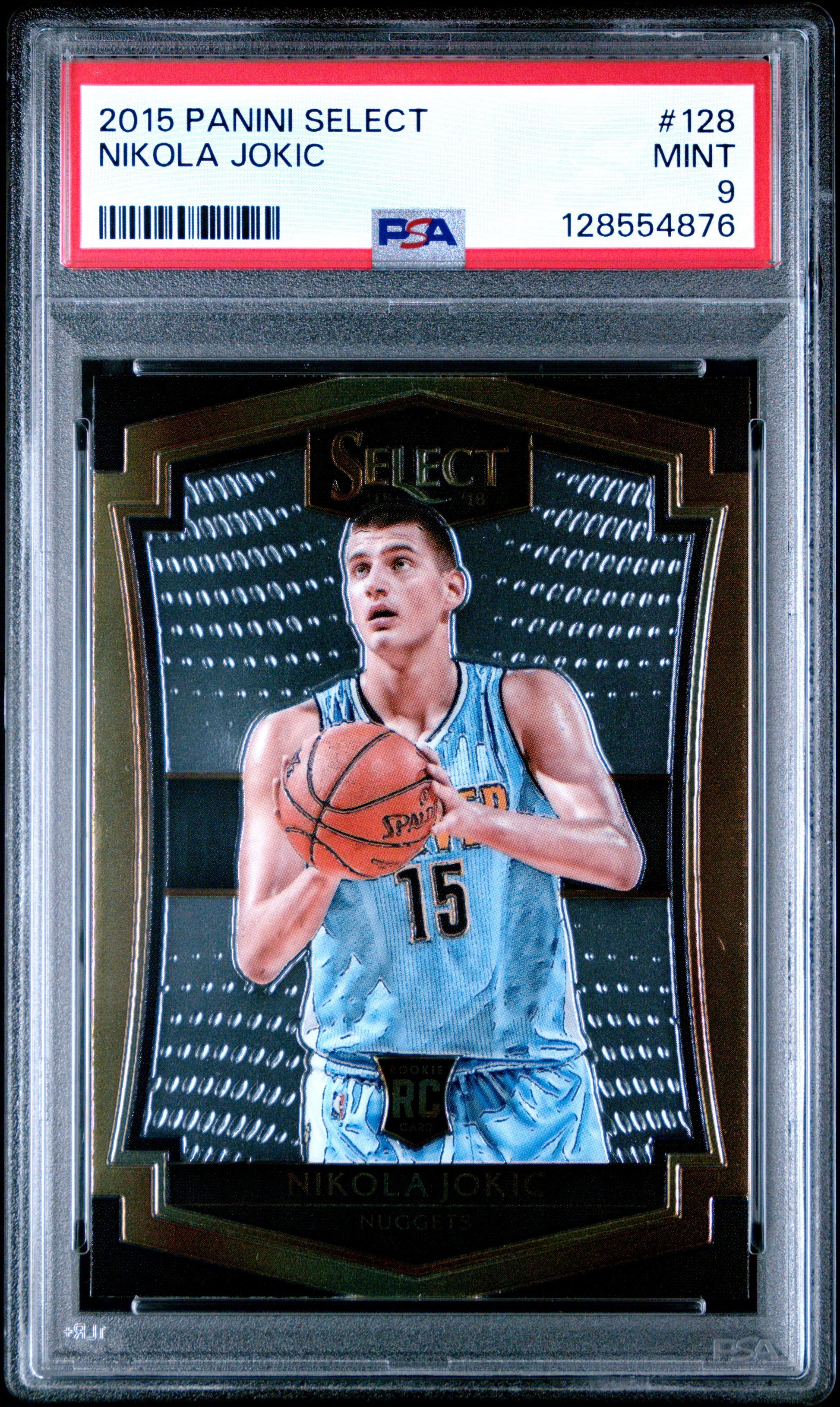 2015 Panini Select #128 Nikola Jokic PSA 9