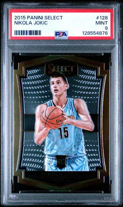 2015 Panini Select #128 Nikola Jokic PSA 9