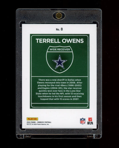 2024 Donruss Optic #8 Terrell Owens Downtown!