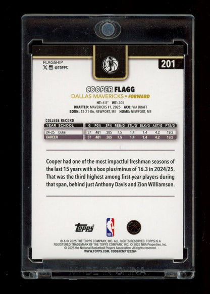 2025-26 Topps #201 Cooper Flagg Blackout