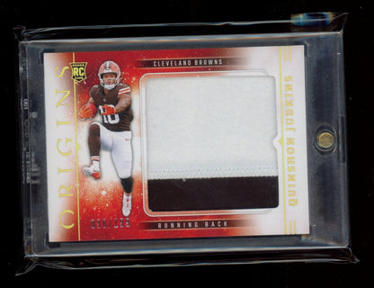 2025 Panini Origins #RJY-QJS Quinshon Judkins Rookie Jumbo Jerseys #/199