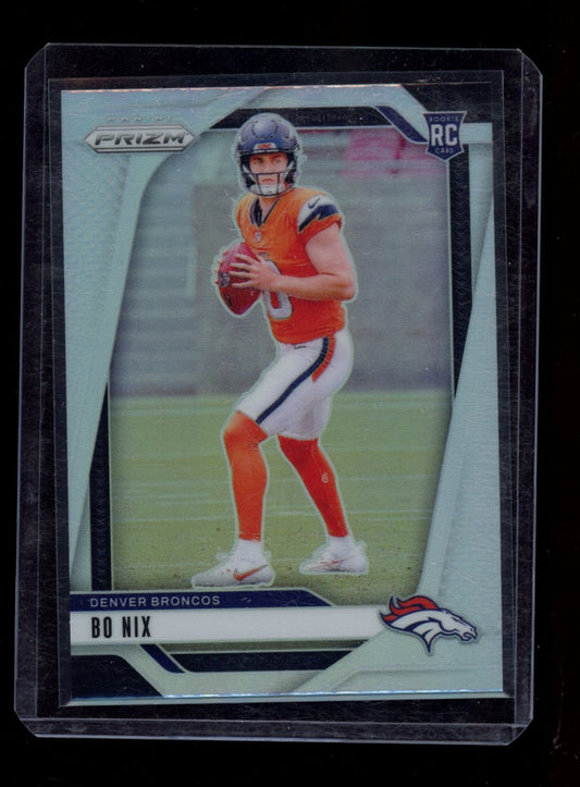 2024 Panini Prizm #309 Bo Nix Silver