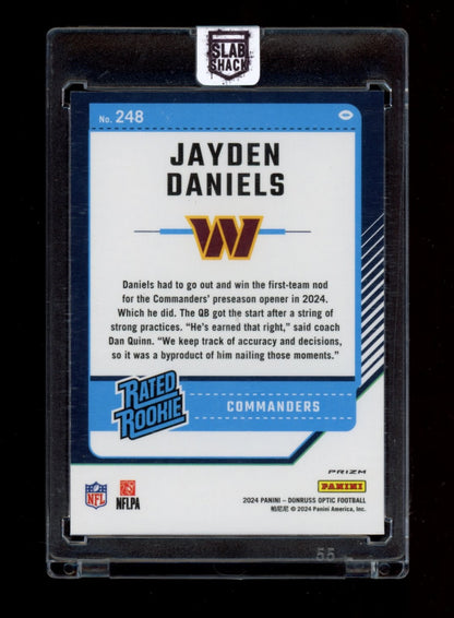 2024 Donruss Optic #248 Jayden Daniels Holo