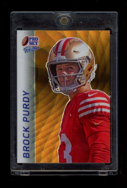2024 Pro Set Metal - Retro Wave Gold #RB-19 Brock Purdy #/1