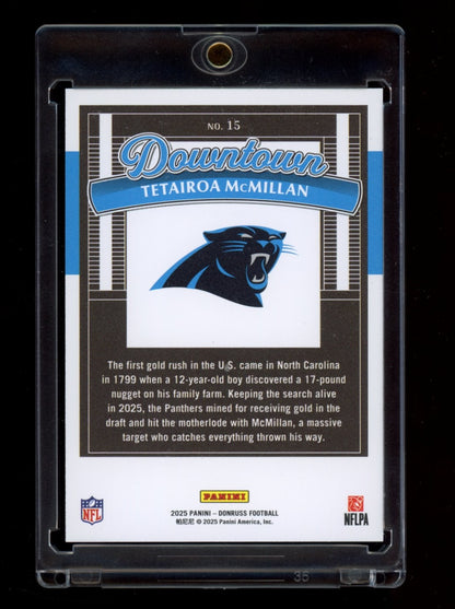 2025 Donruss #15 Tetairoa McMillan Downtown!
