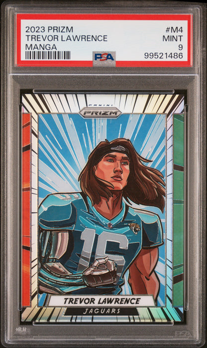 2023 Panini Prizm Manga #M4 Trevor Lawrence PSA 9