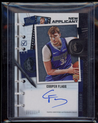 2025-26 Topps #NA-CF Cooper Flagg New Applicants Autographs