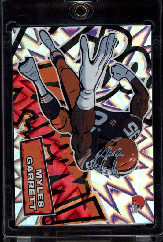 2025 Panini Absolute #1 Myles Garrett Kaboom! Horizontal