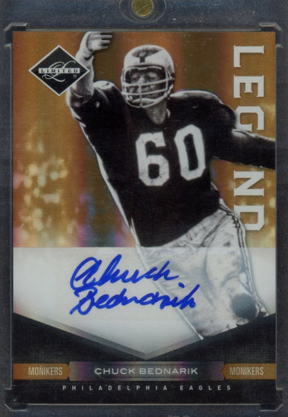 2011 Panini Limited #140 Chuck Bednarik Gold Spotlight #/25