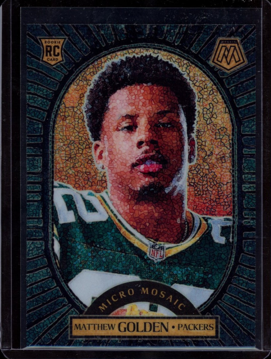 2025 Panini Mosaic #17 Matthew Golden Micro Mosaic