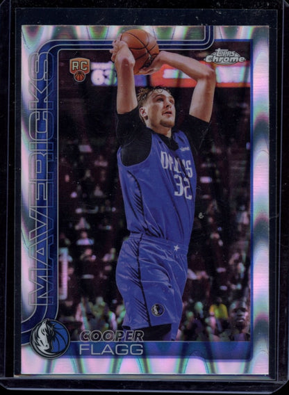 2025-26 Topps Chrome #251 Cooper Flagg RayWave Refractor