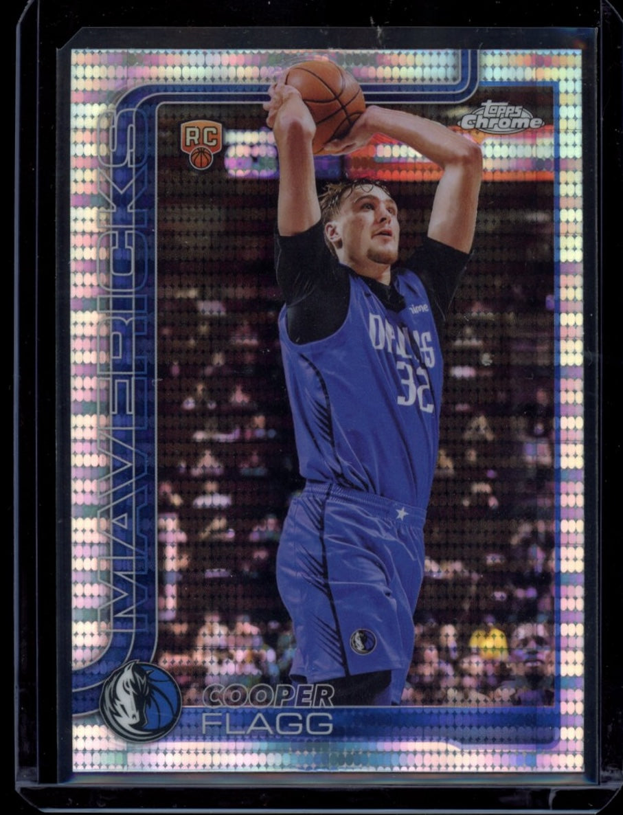 2025-26 Topps Chrome #251 Cooper Flagg Pulsar Refractor