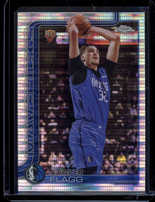 2025-26 Topps Chrome #251 Cooper Flagg Pulsar Refractor